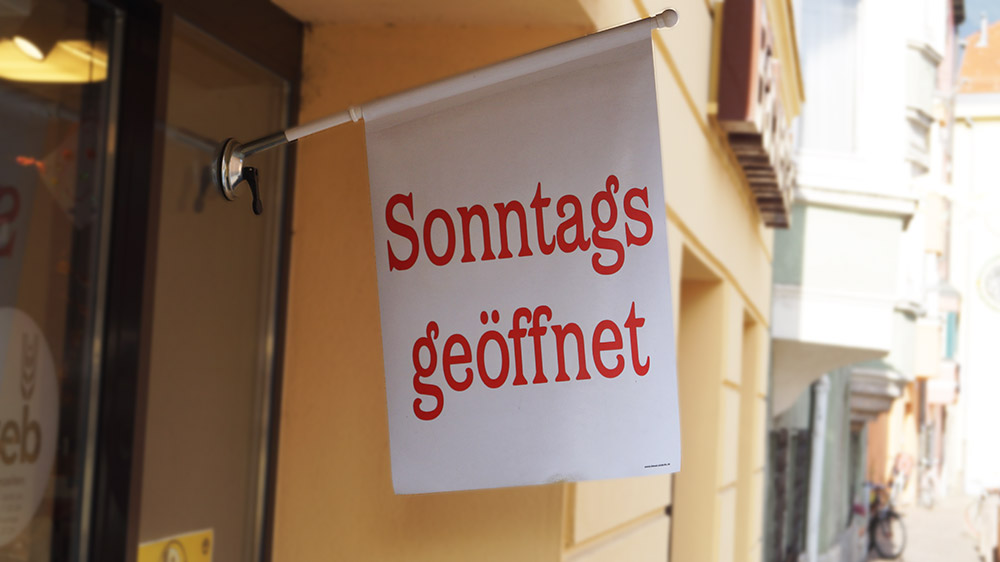 Sunday opening hours in Innsbruck 